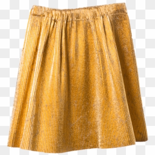 Bobo Choses Golden Pleated Skirt Clipart