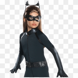 Zoom - Girls Catwoman Costume Clipart