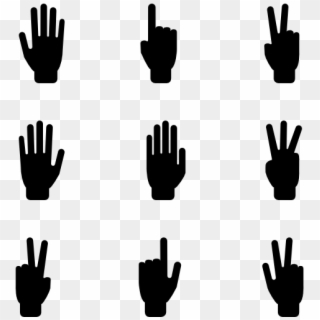 Hands - Finger Icon Clipart