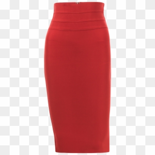 Red Bandage Pencil Skirt Clipart