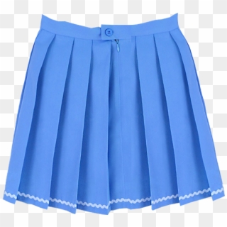 ~blue Striped Pleated Skirt~ - Miniskirt Clipart
