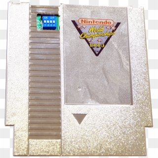 Gold Nintendo World Championship Reproduction Cart - Paper Clipart
