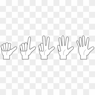 Fingers Clipart Hand Symbol - Counting On Fingers Clip Art - Png Download