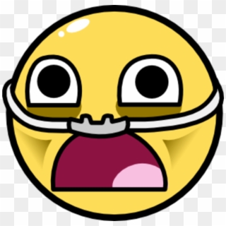 Awesome Face / Epic Smiley - Surprised Smiley Png Clipart