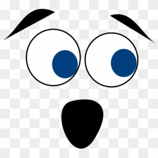 Blue Eyed Scared Face Clip Art At Ⓒ - Scared Face Cartoon Png Transparent Png