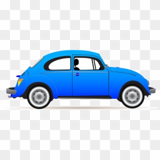 Classic Car Clipart Purple - Cartoon Volkswagen Beetle - Png Download