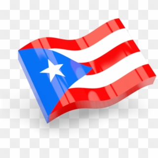 Illustration Of Flag Of Puerto Rico - Puerto Rico Flag Icon Png Clipart