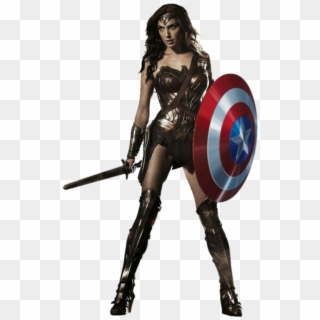 No Caption Provided - Wonder Woman Gal Gadot Full Costume Clipart