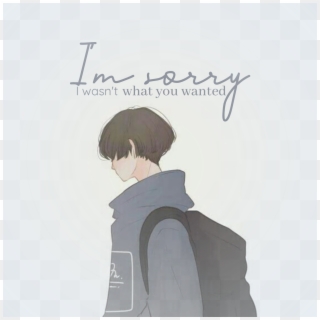 “i'm Sorry I Wasn't What You Wanted - Anime Korean Boy Clipart