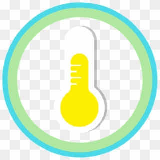 Temperature Icon Wither Lap Vector Clipart - Circle - Png Download