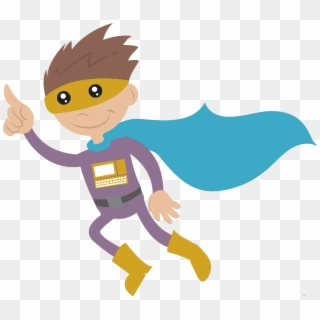 Networks Unlimited Computer Engineers Are Just Like - Super Hero With Cape Clipart