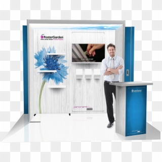 8ft, 10ft, And 20ft Trade Show Displays And Modular - Small Modern Tradeshow Booth Clipart