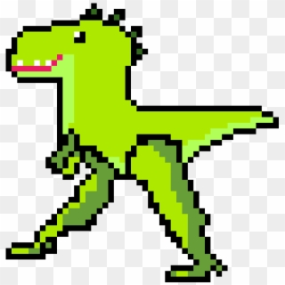 Second Animation For Pixel Saurus - Illustration Clipart
