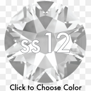 #2088 Ss12, Choose Color 1/2 Gross , Crystalninja - Clear Crystal Swarovski Clipart