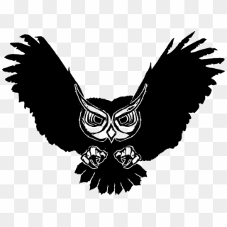 Owl Art 999px 82 - Owl Clip Art Black - Png Download