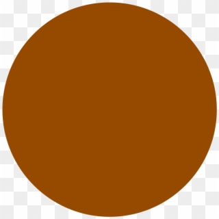 Circle Brown Solid - Brown Circle Clip Art - Png Download