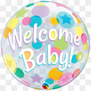 Bubble Balloon Qualatex Brilliant Party Supplies Png - Welcome Baby Balloons Clipart