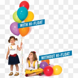 Girls With Balloons - Birthday Party Clipart