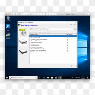 Select The Version Of Windows 10 You Wish To Install - Windows 10 Clipart