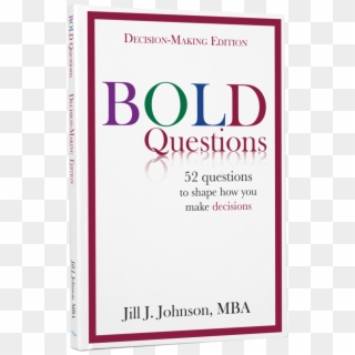 Bold Questions Series Decision Making Edition - Book Cover Clipart