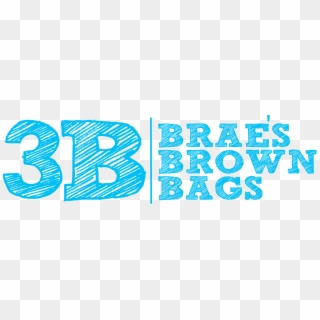 3b Brae's Brown Bags - 3 B Png Clipart