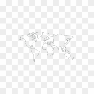 Our Offices - Full Page World Map Pdf Blank Clipart