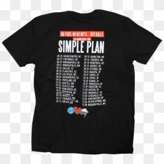 Icon Tour T-shirt - Simple Plan Simple Plan Clipart