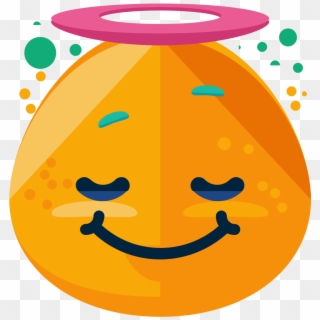 Imgly Sticker Emoticons Angel - Emoji Clipart