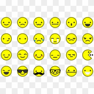 This Free Icons Png Design Of Emoticons & Smileys - Small Smileys Clipart