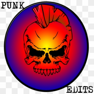 Punk Edits - Skull Logo Transparent Background Clipart