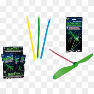 Glow Stick With Helicopter Topper - Stick Helicopter Clipart