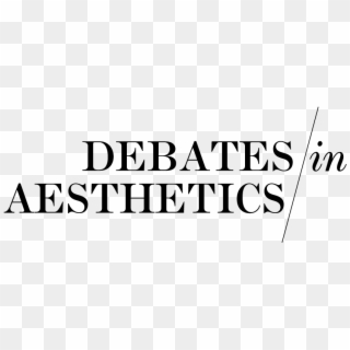 Debates In Aesthetics Is A Peer Reviewed, Open Access - Monochrome Clipart