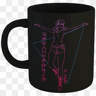 Japanese Vaporwave Black Mug - Mug Clipart