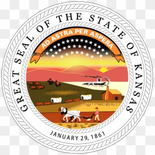 Kansas State Seal Png - Kansas Seal Clipart