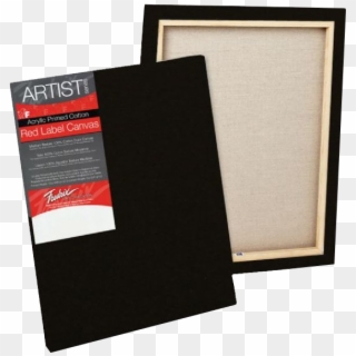 Fredrix Red Label Black Stretched Canvas - Canvas Clipart