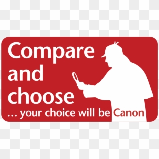 Canon Compare And Choose Logo Png Transparent - Robbie Williams Rock Dj Album Clipart