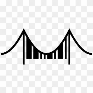 Wikidata Morese Code Logo Suspension Bridge - Bridge Logo Transparent Clipart