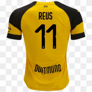 Borussia Dortmund 18/19 Home Jersey Marco Reus - Sports Jersey Clipart