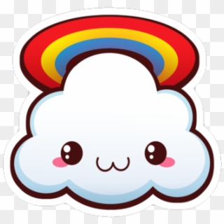 #cloud #kawaii #sticker Tender Cloud☁😇 - Kawaii Cloud Png Clipart