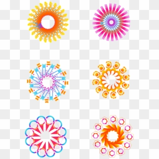 Gradient Rotation Modern Decorative Patterns Png And Clipart