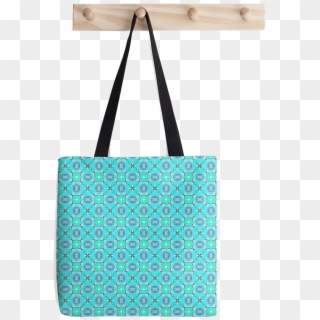 Elegant Blue Teal Abstract Modern Foliage Leaves Tote - Tote Bag Clipart