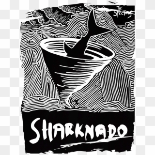 Sharknado T-shirt 5 Ragged - Illustration Clipart