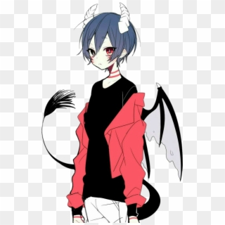 #anime #demonio - Cute Anime Demon Boy Clipart