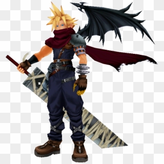 No Body Seems To Be Working On The Model For The Kh - Cloud Strife Kingdom Hearts Clipart