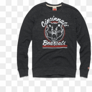 Go Bearcats Crewneck University Of Cincinnati Retro - Long-sleeved T-shirt Clipart