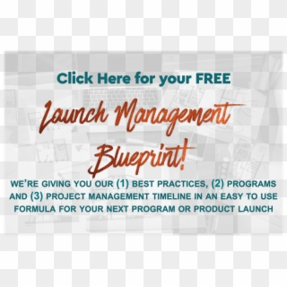 Get Your Program Launch Blueprint And Guide - Calligraphy Clipart