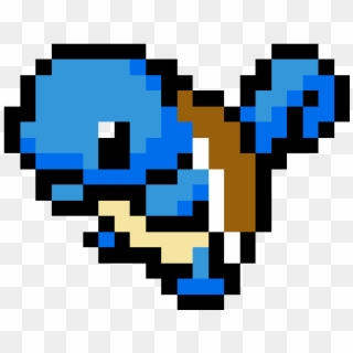 Squirtle - Pixel Art Pokemon Squirtle Clipart