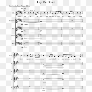 Lay Me Down- Sam Smith - Music Clipart
