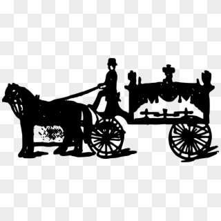 Clip Free Stock Cinderella Carriage Black And White - Clip Art - Png Download