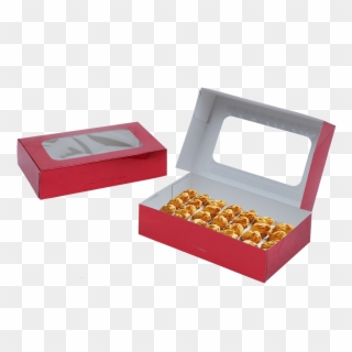 Plain Cookie Box With Window Auto Box - Box Clipart